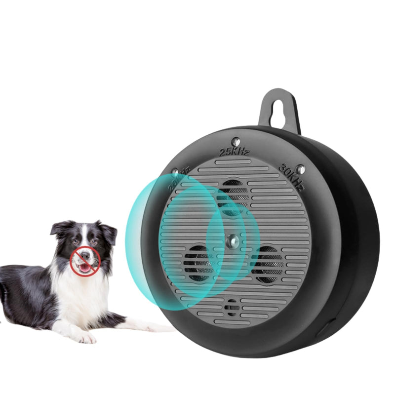 Anti Barking Device, Ultrasonic Dog Barking Silencer with 3 Modes, Dog Bark Deterrent Devices, Rechargeable Dog Barking Control Devices, Pet & Human Friendly (Black) Black - PawsPlanet Australia