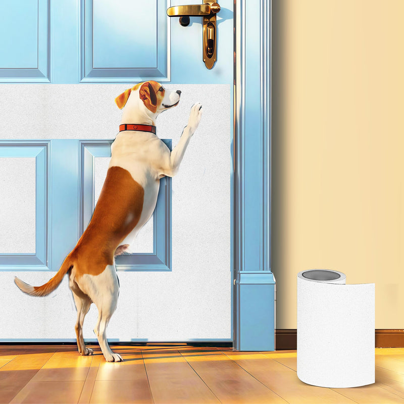 Pet Nail Self Adhesive Replacement Emery Paper, Eases Dog Nail Trimming Anxiety, Suitable for Doors and Walls(10in*13ft, White) 10in*13ft - PawsPlanet Australia