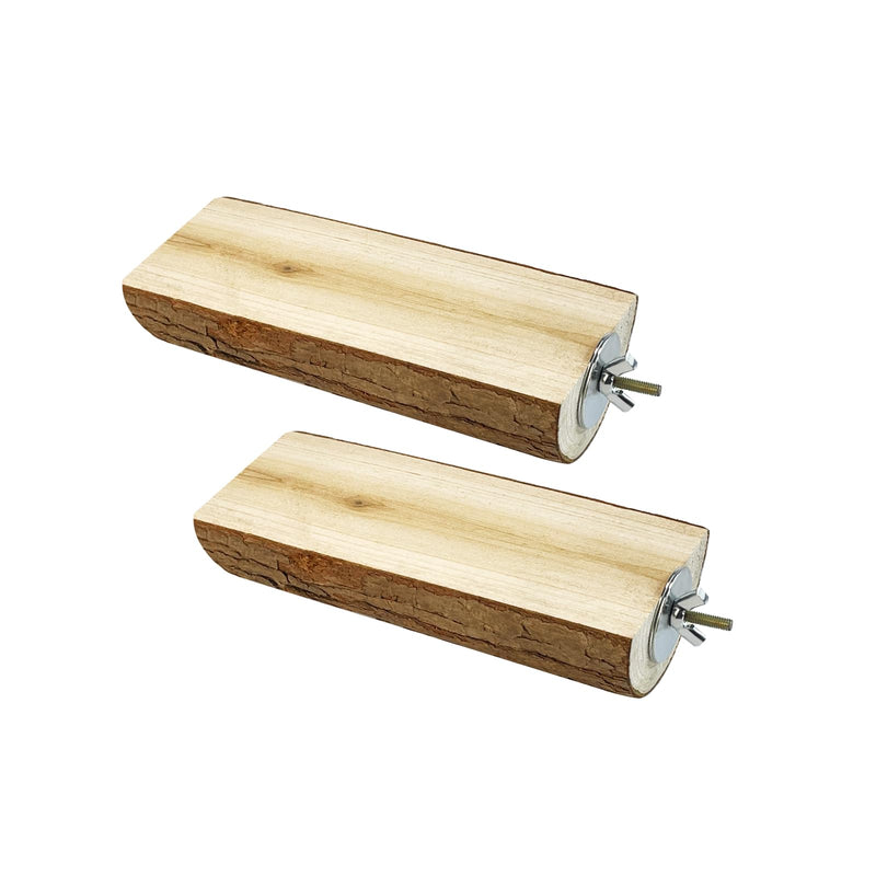 Parrot Cage Perch, Flat Wooden Platform for Birds Parrots Rats Small Animals(2 Packs) - PawsPlanet Australia
