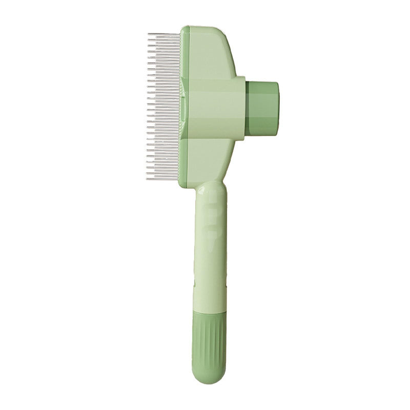 Pet Grooming Brush, brush for dogs, cat fur brush, used for shedding and removing stray hairs for cats and dogs, long-haired cats and dogs, short-haired cats and dogs are suitable. (01 Green) 01 Green - PawsPlanet Australia