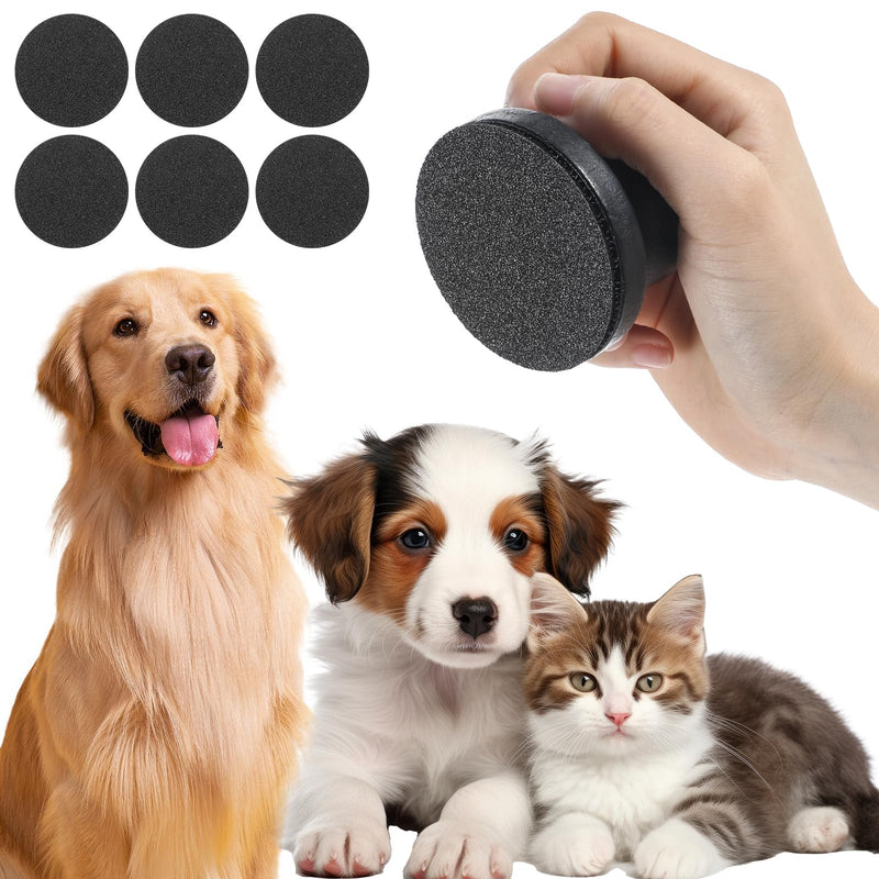 Dog Nail File with 6Pcs Replaceable Filing Disc, Dog Scratch Board for Safe and Easy Nail Care, Dog Nail Scratch Board Ensures Smooth and Healthy Nails for Dogs and Cats - PawsPlanet Australia