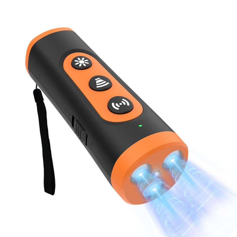 mriya Dog Bark Deterrent Device, Ultrasonic Anti Barking Device Rechargeable Dog Barking Control, Dog Training Stops Bad Behavior, Effective Control Range Ultrasonic 50ft, Safe for Human & Dogs - PawsPlanet Australia