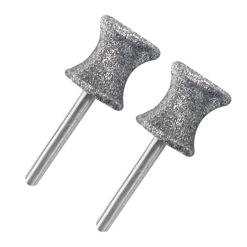 Diamond Rotary Nail Grinder Bits for Dog, 2PCS Diamond Dog Nail Grinder Head for Dremel,1/8" Replacement Grinder Wheel Pets Nail Grooming Tools for Medium Large Dogs Silver - PawsPlanet Australia