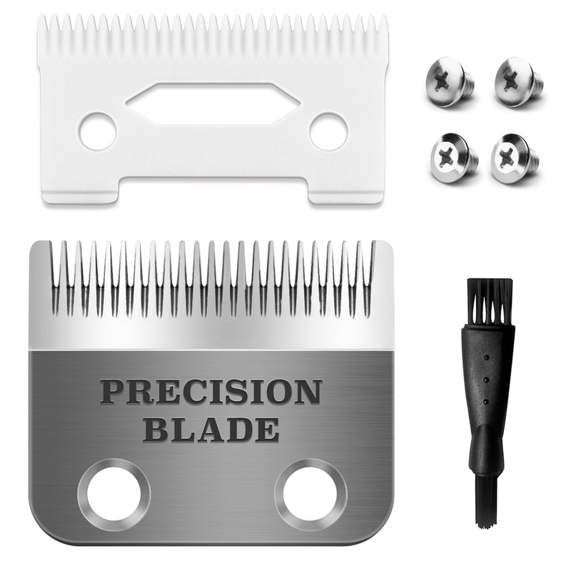 Precision Blade Fit for Wahl Clippers Blades, 2 Holes Adjustable Hair Trimmer Parts Replacement Blades, Pack of 1