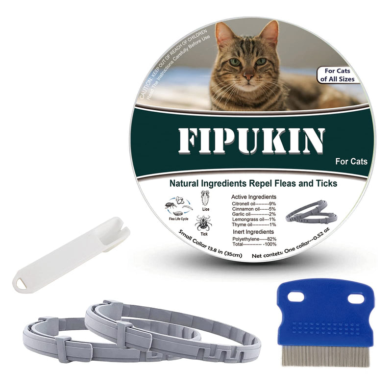 Flea and Tick Collar for Cats | 8-Month Waterproof Protection, Adjustable & Safe with Natural Oils | Charity Donation per Purchase - PawsPlanet Australia