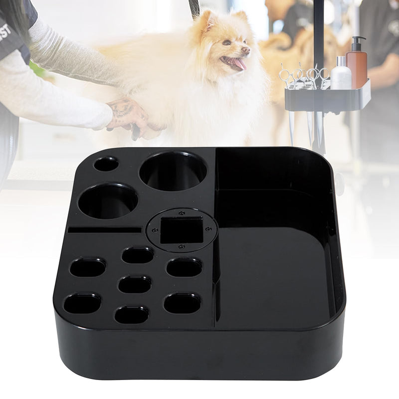 MESINURS Pet Grooming Tool Organiser - Dog & Cat Beauty Tools Storage Holder, Animals Cosmetology Table Aid Accessories, Rotatable, 7.1" x 7.1", 1 Pcs - PawsPlanet Australia