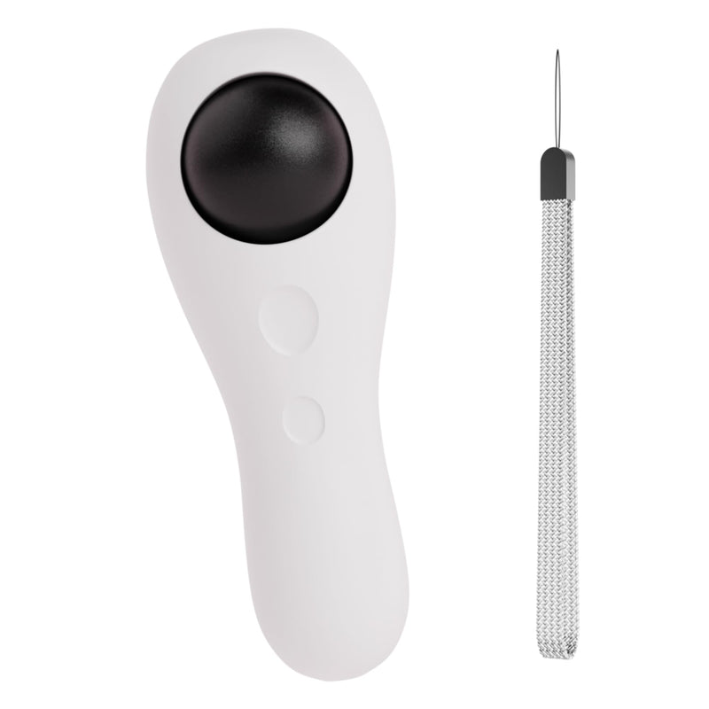 Dog Training Clickers with Wrist Strap, Training Clicker for Pet Like Dog Cat Horse Bird Dolphin Puppy, Big Buttons and Loud Sound (White) White - PawsPlanet Australia