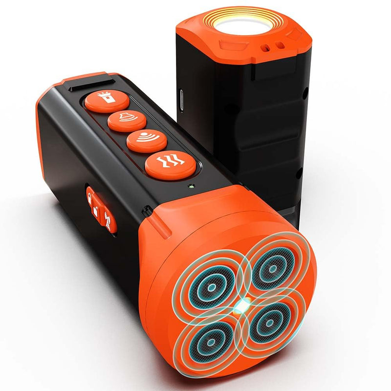 Dog Bark Deterrent Devices, 2025 Upgraded 4X Ultrasonic Anti Barking Device for Dogs - 33FT Range to Stop Dog Barking, Rechargeable, Safe & Humane for Own/Neighbor's Dogs Training, Indoor/Outdoor Use - PawsPlanet Australia