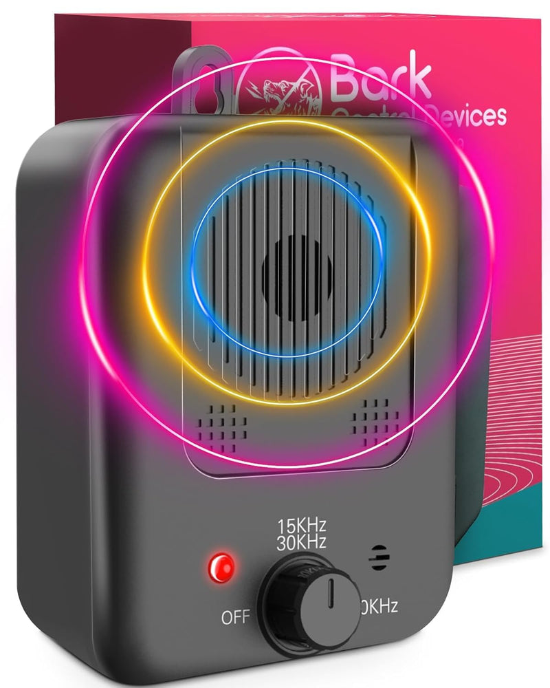 Ultrasonic Dog Bark Deterrent Device – Adjustable Multiple Frequencies, 50ft Range, Portable Anti-Barking Trainer for Small, Medium, Large Dogs – Safe & Humane Pet Behavior Control Tool - PawsPlanet Australia
