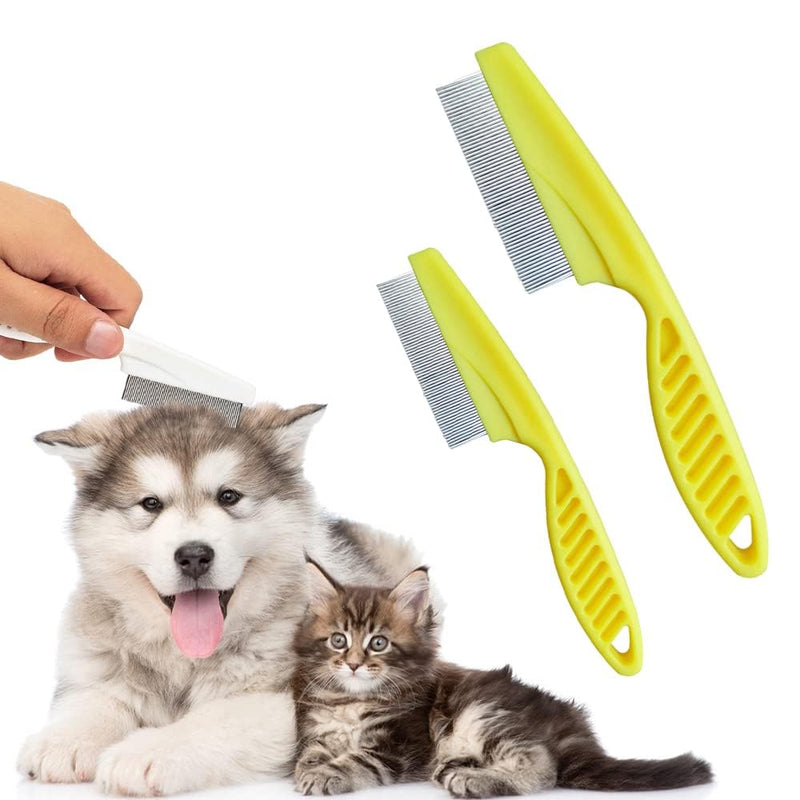 Flea Comb for Dogs - Safe and Effective, Non-Slip Handle for Grooming, Available in Large and Small Sizes - PawsPlanet Australia