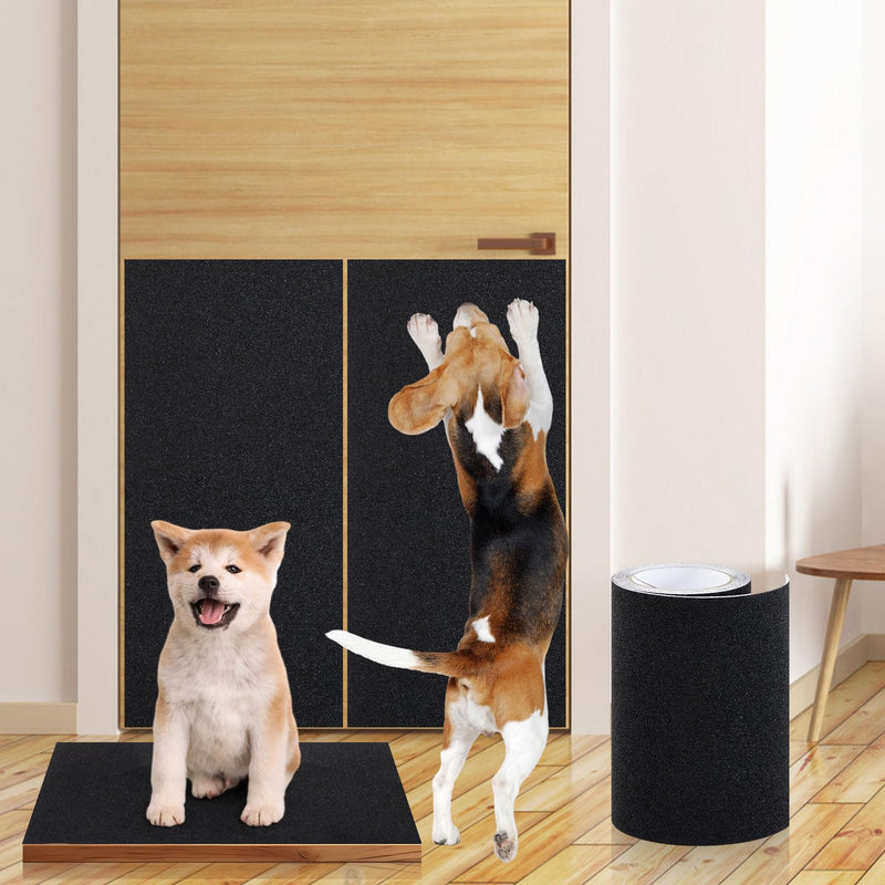 Aliceset Pet Nail Self Adhesive Replacement Emery Paper Fits Dog Scratch Pad Dog Nail Board Sandpaper Cat Litter Box DIY for Pet to Scratch Alternatives(8 in X 16ft) 8 in x 16ft - PawsPlanet Australia