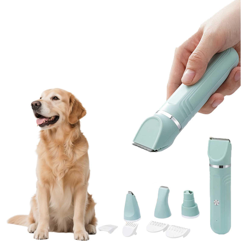 Dog Clippers Grooming Kit Hair Clipper-Low Noise Paw Trimmer- Rechargeable - Cordless Quiet Nail Grinder Shaver for Cats and Other Pets - PawsPlanet Australia