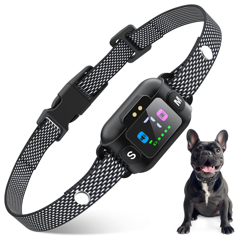AOZOOM Bark Collar for Large Medium Small Dogs, Rechargeable Dog Bark Collar with Beep & Vibration Mode, Waterproof Anti Bark Collars for Dogs with 7 Sensitivities Black - PawsPlanet Australia