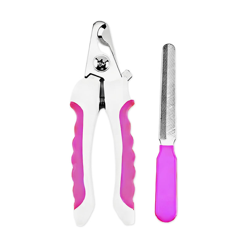 Zoocozy Cat Dog Nail Clippers and Trimmers, Pet Grooming Supplies with Safety Guard, Avoid Overcutting, Cat Dog Claw Care(Pink) Pink - PawsPlanet Australia