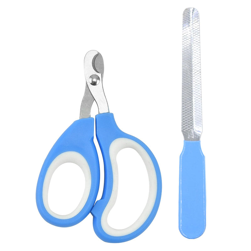 Zoocozy Pet Nail Trimmer, Cat Nail Trimmer cat Nail File Dog Nail kit Nail Trimmer is Suitable for Cats, Dogs, Guinea Pigs and Other Small Animals（Blue Colour） blue - PawsPlanet Australia