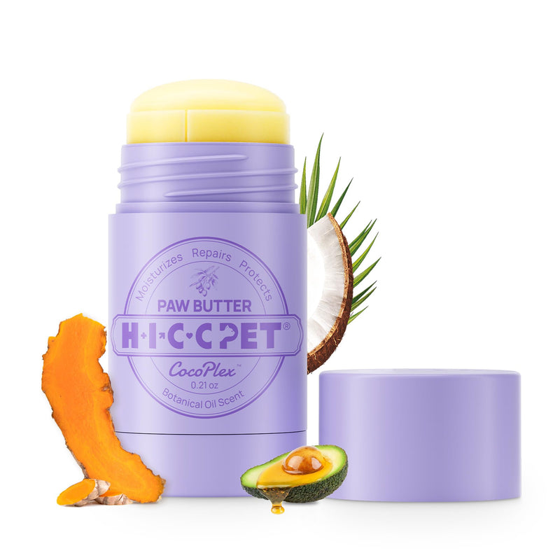 HICC PET Dog Paw Balm 0.21 oz Travel Pack for Dogs & Cats, Soothing Paw Balm Dogs Lick Safe, Moisturizing and Healing Dry Cracked Paws, All-Natural Cat Paw Balm, Improves Rough Paws Relieves Odor 0.21 oz-Travel Pack - PawsPlanet Australia