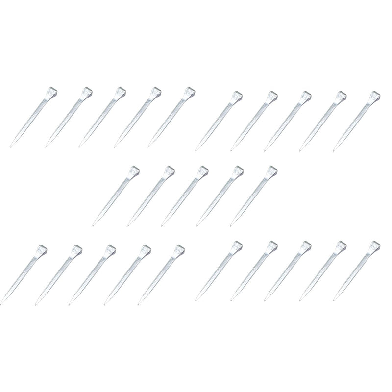 25PCS Silver Horseshoe Nails 2 Inch Stainless Steel Tack Trim Nails Horse Racing Training Hoof Nails Used to Hold Craft Glass Equestrian Applications - PawsPlanet Australia