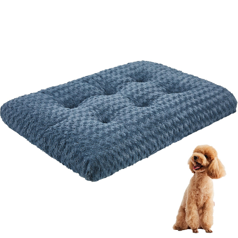 Washable Dog Bed Plush Dog Crate Beds Comfy Kennel Pad Anti-Slip Pet Sleeping Mat for Large, Jumbo, Medium, Small Dogs Breeds,23" x 19" - PawsPlanet Australia