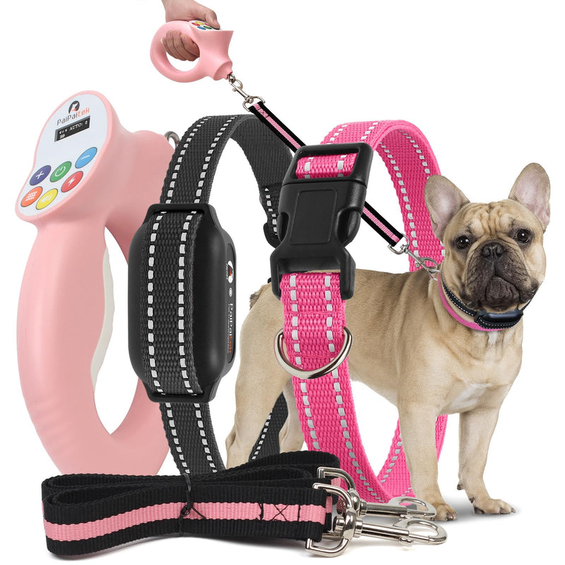 PaiPaitek No-Pull Dog Training Collar with Remote - Automatic Anti-Pull Sensor with 3 Training Modes (Beep/Vibration/Shock) for Effective Leash Training and Behavior Correction PD800-Black - PawsPlanet Australia