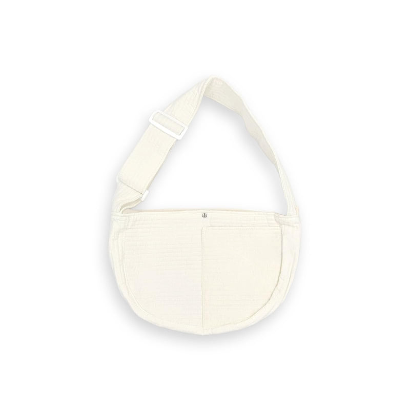 Small Dog Carrier Sling,Dog Slings for Small Dogs,Hand Free Dog Carrier Cat Sling for Outdoor Traveling Subway (White Adjustable) White Adjustable - PawsPlanet Australia