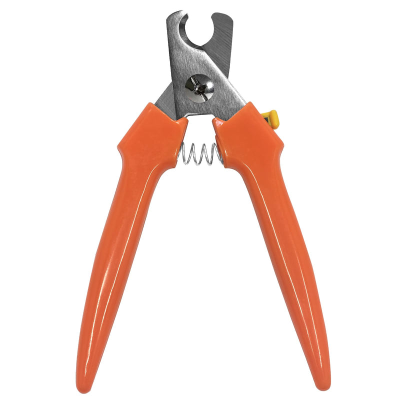 Dog Nail Trimmers 767C - Professional Dog Nail Clippers for Large and Small Dogs, Easy-to-Use Pet Nail Trimmers for Safe and Precise Grooming, Durable Claw Clippers for Paws Care Orange - PawsPlanet Australia
