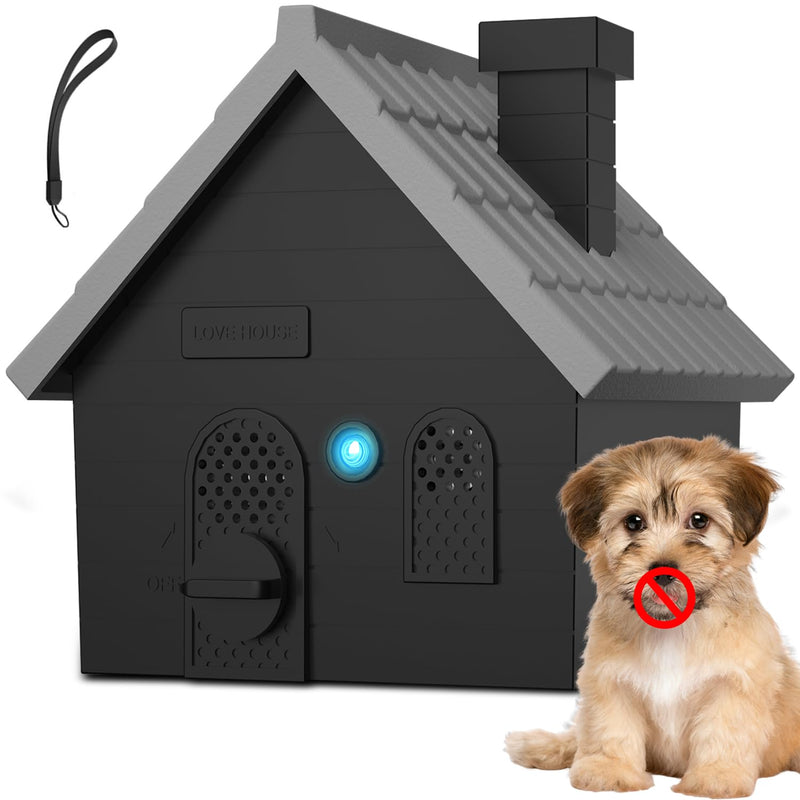 Dog Barking Control Devices, Anti Barking Device Ultrasonic Dog Barking Deterrent with 4 Modes, Stop Barking Dog Devices Up to 50 Ft Range, 2 in 1 Weatherproof Bark Control Device Outdoor Indoor