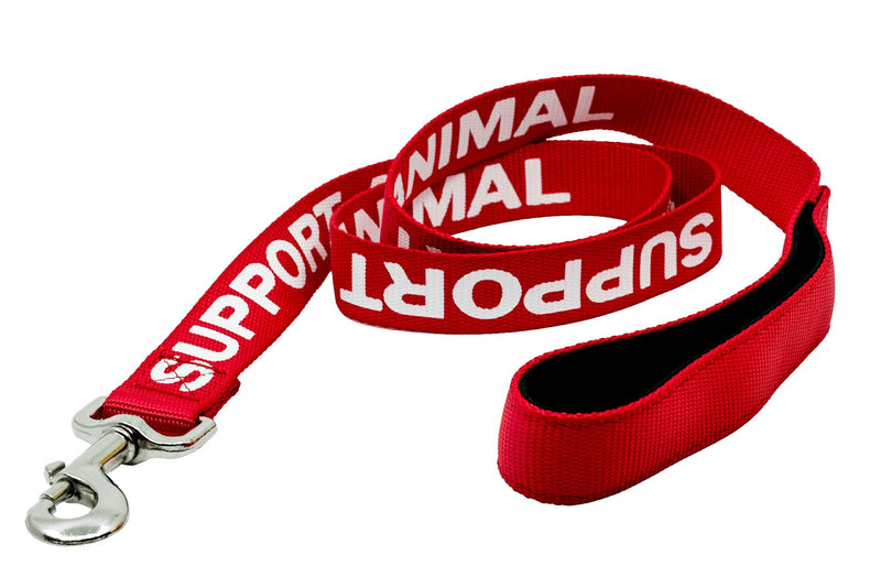 Support Pets Official ESA Dog Leash – Emotional Support Animal Leash with Printed Text – Heavy-Duty Nylon Lead for Support Pets – Public Friendly ESA Accessory - PawsPlanet Australia
