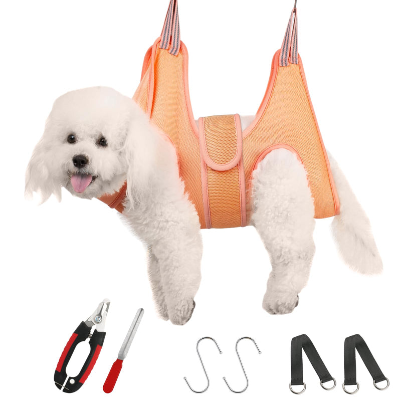 Guzekier Dog Grooming Hammock Harness for Dogs, Dog Nail Clipper S（Suitable for 12-25lbs） - PawsPlanet Australia