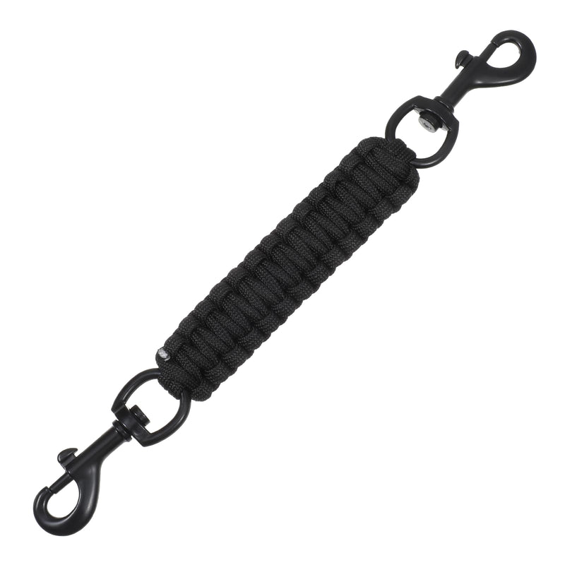 Dog Collar Safety Clip, Double Ended Prong Collar Safety Strap Backup Clasp Dog Harness Leash Connector Collars to Vests for Hiking Walking and Running - PawsPlanet Australia