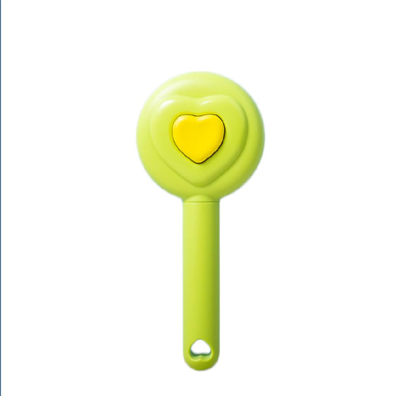 Self Cleaning Slicker Brush, Dog Cat Bunny Pet Grooming Shedding Brush，Deshedding Pet Supplies Accessories (Green) Green