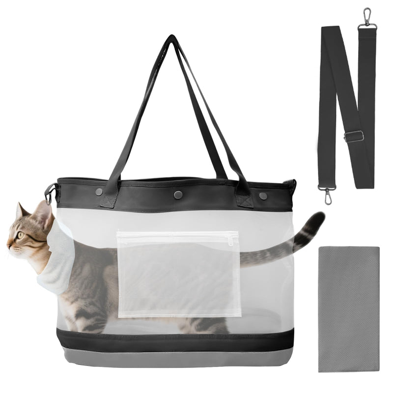 Dog Purse Carrier for Small Dogs Cat Kitty Puppy Rabbit Bunny Dog Cat Bag Carrier for Animals up to 22lbs Soft Sided Collapsible Pet Carrier Sling for Outing Travel Vet-Gray Gray - PawsPlanet Australia