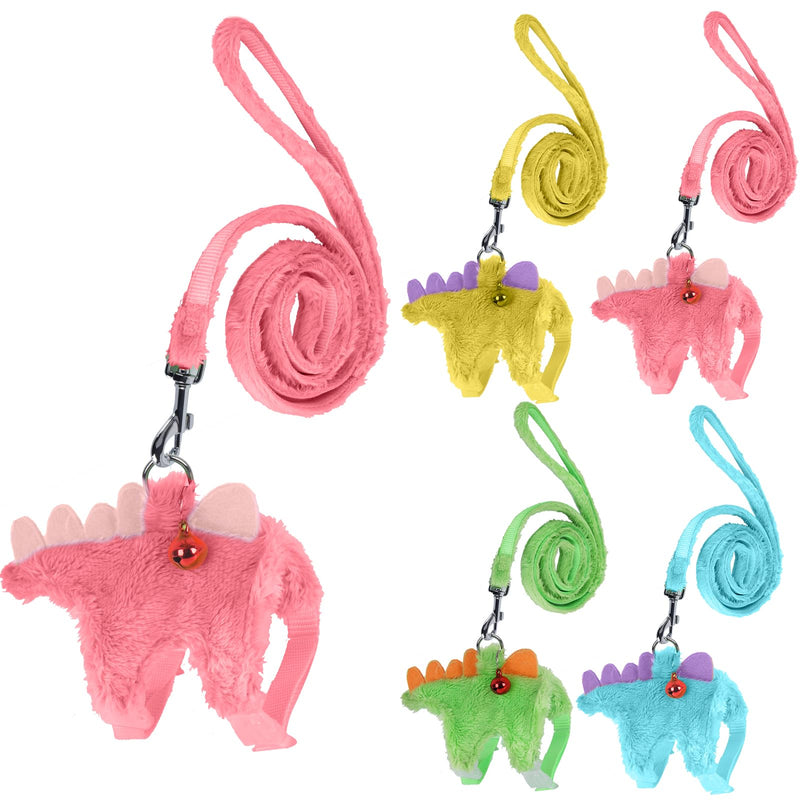 Ferret Harness, Ferret Leash, Ferrets Harness and Leash Set with Safe Bell, Ferrets Collar Small Animals Vest Harnes for Puppy, Teacup Dog and Other Small Pet (Pink) Pink - PawsPlanet Australia