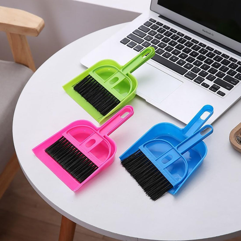 3 Pack Cage Cleaner for Guinea Pigs, Hamsters, Chinchillas, Rabbits, Reptiles, and Other Small Animals - Cleaning Tool Set for Animal Waste - Mini Dustpan and Brush Set Mix Color-3 Packs - PawsPlanet Australia
