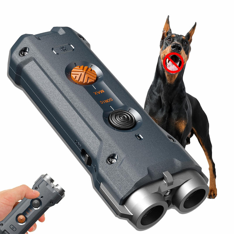 Dog Bark Deterrent Devices, 2025 Upgraded 2X Ultrasonic Anti Barking Device for Dogs-32FT Effective Range Stop Barking Neighbors Dog, Portable & Rechargeable Dog Training, Safe for Human & Dog Outdoor - PawsPlanet Australia