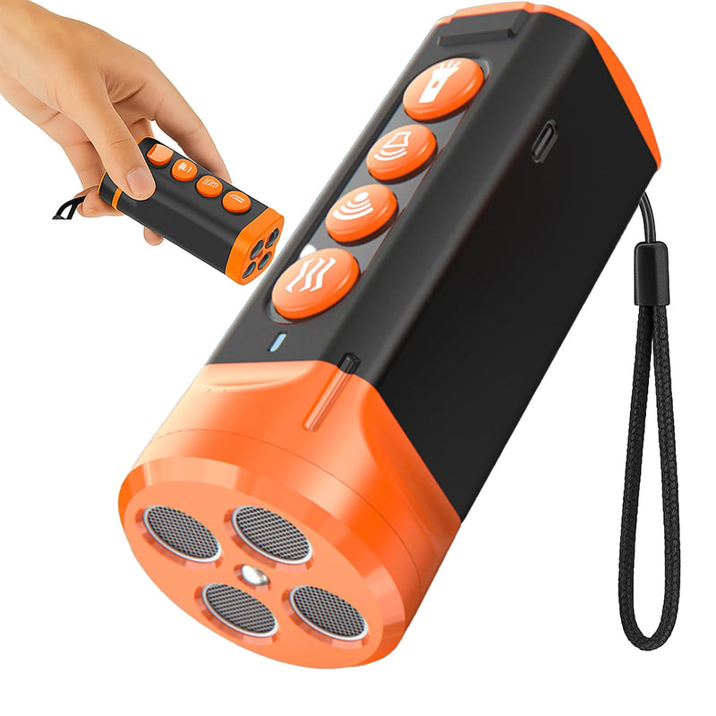 TMoMT Dog Bark Deterrent Device-Ultrasonic Anti-Barking Devices, Up to 50FT Long Range & Rechargeable Bark Control-Safe for Dogs Training-Indoor & Outdoor,Alternative to Collars and Bark Collars