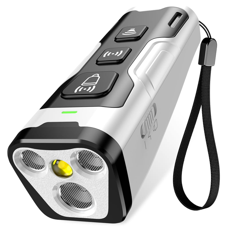 Dog Bark Deterrent Device, 3X Ultrasonic Anti Barking, 6 Training Modes 23 FT Range Barks No More Indoors Outdoors Behavior Correct Safe & Humane Rechargeable Compact Bark Control for Dogs Silver