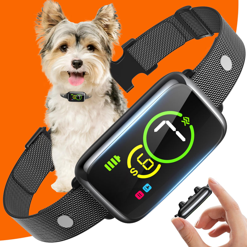 Dog Bark Collar, Smart Bark Collar for Small Dogs 5-15lbs Medium Large Dogs, Effective AI Barking Collar with Adjustable Beep Vibration Modes & 7 Sensitivity, Automatic Anti Barking Device for Dog - PawsPlanet Australia