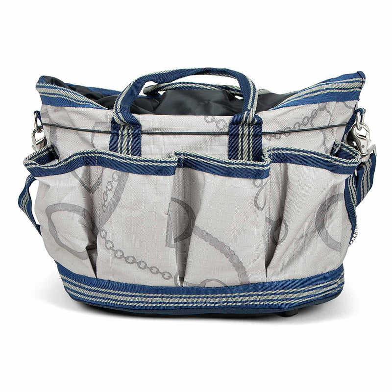 Jeffers Poplar Head Grooming Bag – Horse Grooming Organizer Tote with Pockets for Brushes, Tools, Clippers, Shampoo, Detangler – Stable Barn Kit Carrier for Horses, Pets, Latte Snaffles & Irons - PawsPlanet Australia