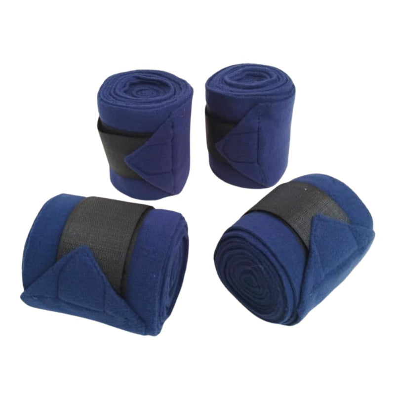 Horse Leg Bandage/Horse Leg wrap (Set of 4) Red, Blue, Navy Blue, and Black (Navy Blue) - PawsPlanet Australia