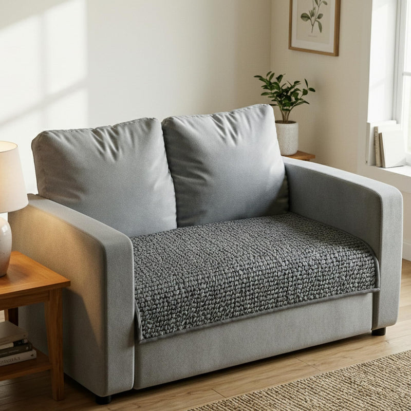 PAULATO BY GA.I.CO. Waterproof Couch Cover – 24x47 Blanket for Sofa Car Seat or Crate – Machine Washable Absorbent Reusable Pad for Puppy Training – Dogs Cats Pets Friendly Protector - Dark Grey M (24x47”) - PawsPlanet Australia