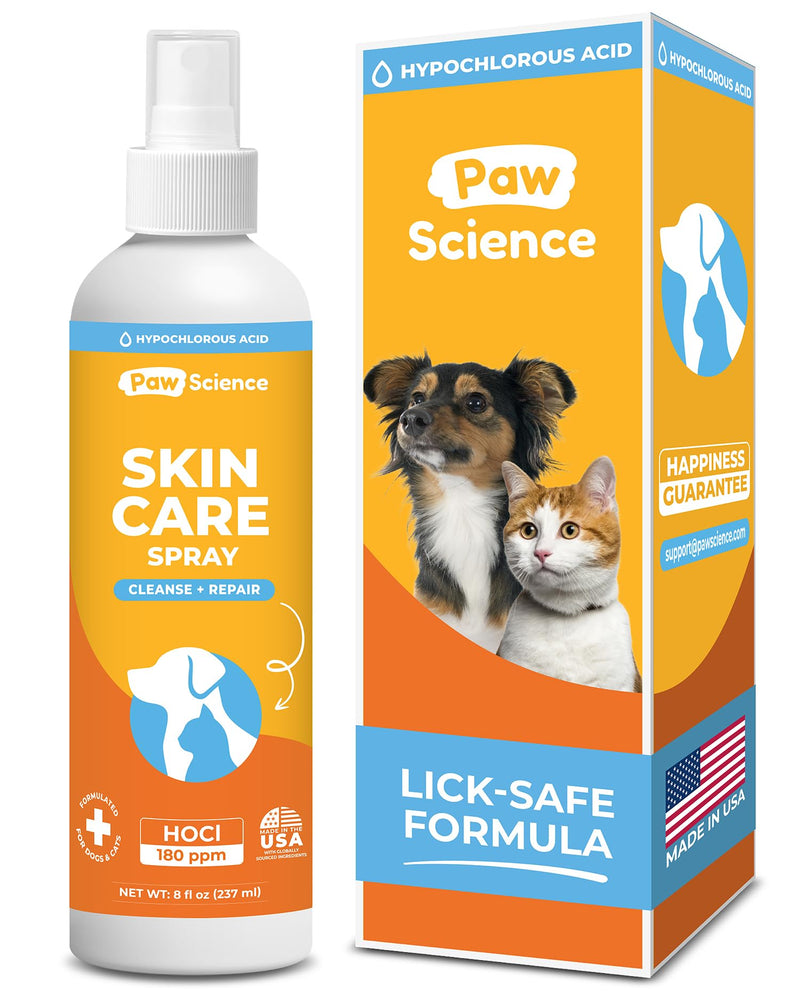 Skin & Wound Care Spray for Dogs & Cats – Lick-Safe Antiseptic Healing Aid, Itch Relief & Skin Repair Treatment for Hot Spots, Rashes, Cuts, Burns, & Irritation - PawsPlanet Australia