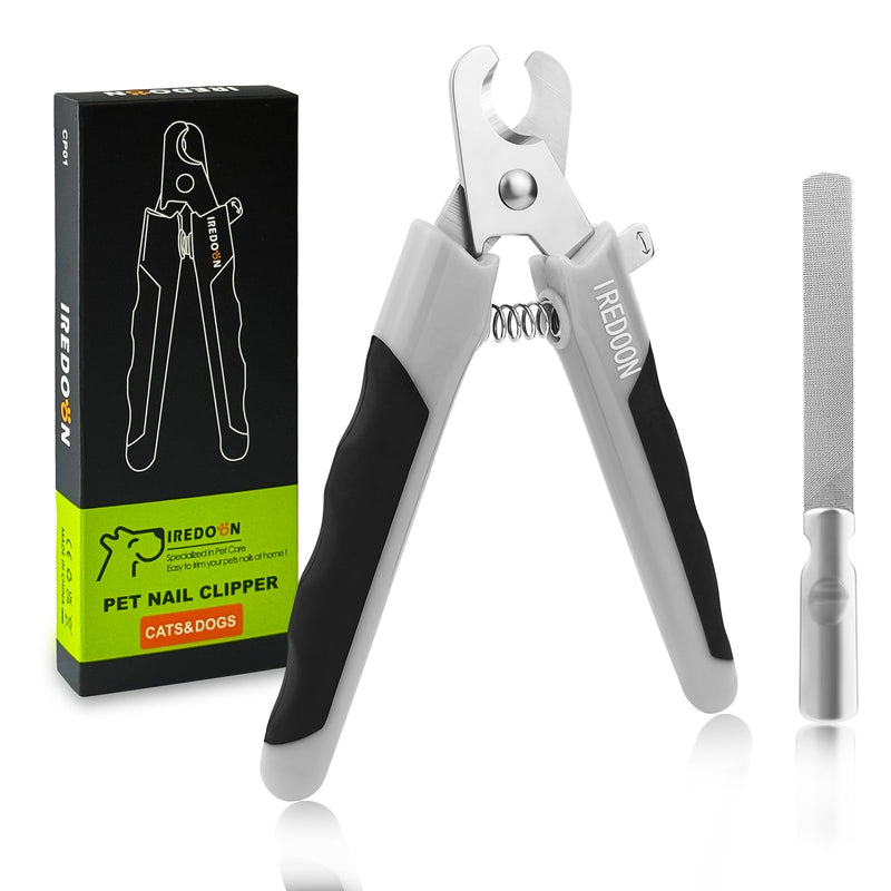 Dog Nail Clippers and Trimmers with Nail File, Ultra-Sharp 4CR13 Stainless Steel Blades Pet Grooming Nail Clippers for Small Medium-Large Breeds - PawsPlanet Australia