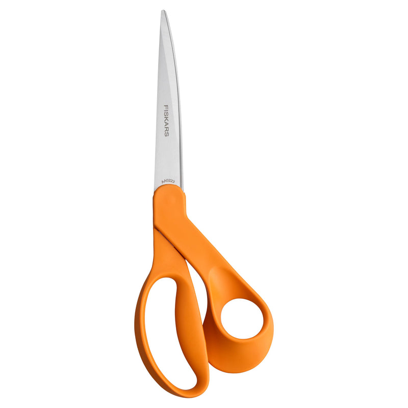 Fiskars 9-Inch Bent Dressmaker Shears, Orange, Stainless Steel Blades for Fabric Cutting, Ergonomic Handle for Comfort and Precision 9" Bent Dressmaker Shears - PawsPlanet Australia