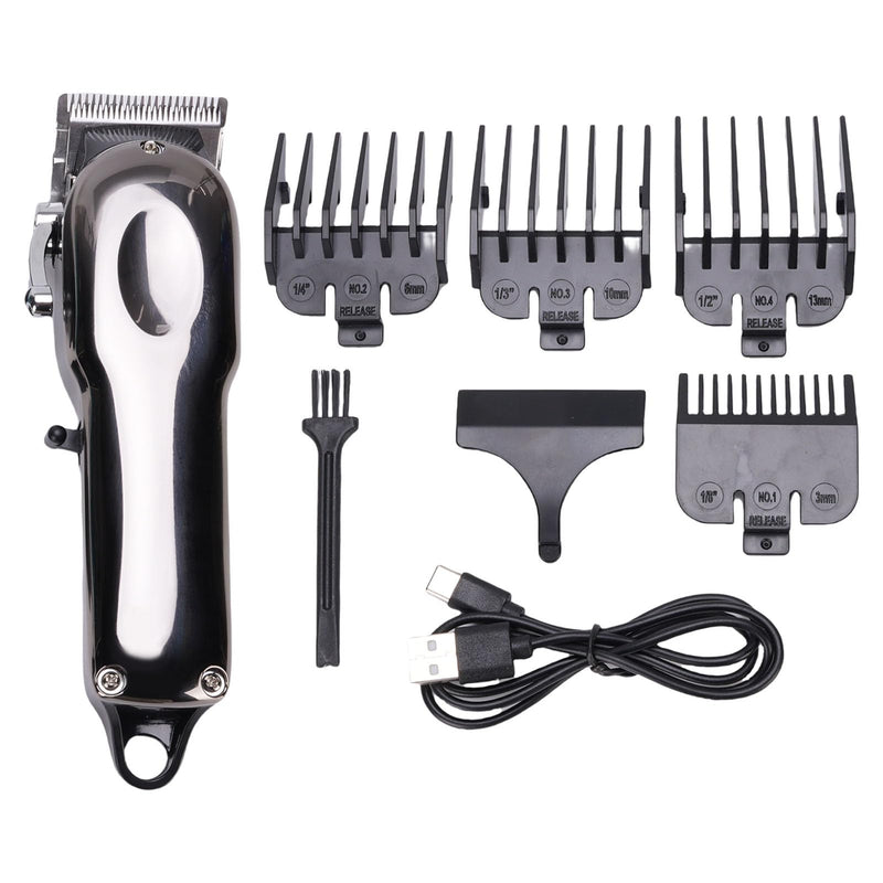 ZJchao Cordless Horse Clipper, Alloy Livestock Clipper, Low Noise Horse Grooming Kit, Comfortable Hand Feelings Suitable for Cows Cats Dogs - PawsPlanet Australia