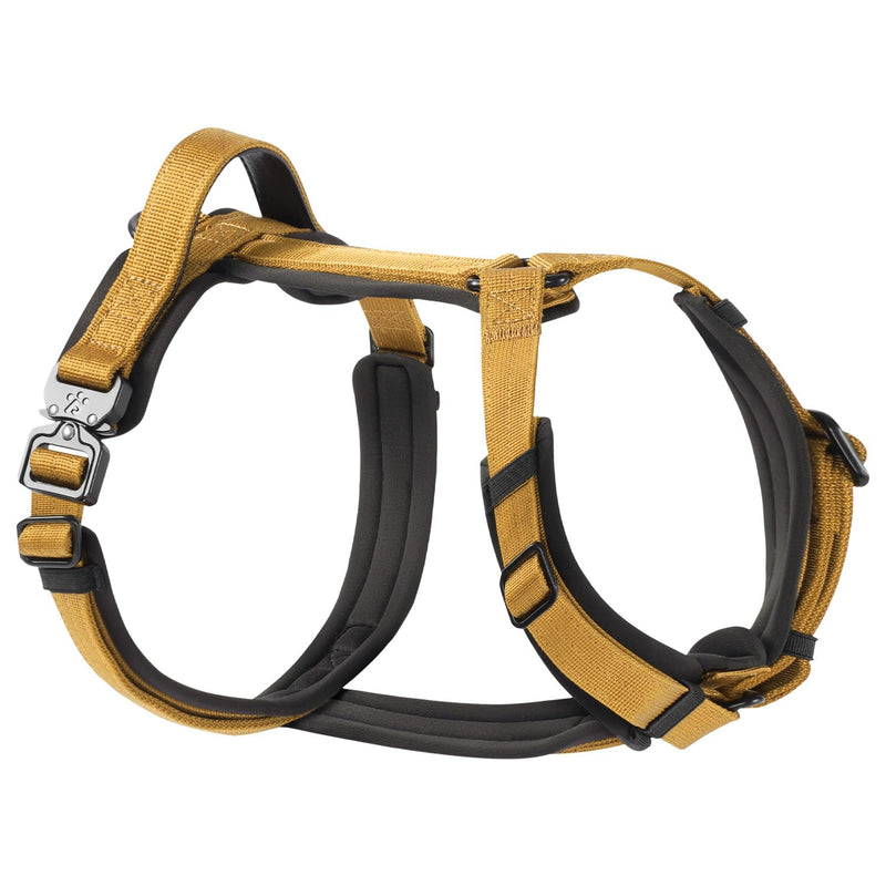 PawsPassion Dog Harness for Large Dogs, No Pull Dog Harness with Metal Hardware, Ergonomic Y-Shaped Design, Soft Padding, Padded Handle, Durable High-Tensile Nylon (Sunrise, L) Sunrise - PawsPlanet Australia