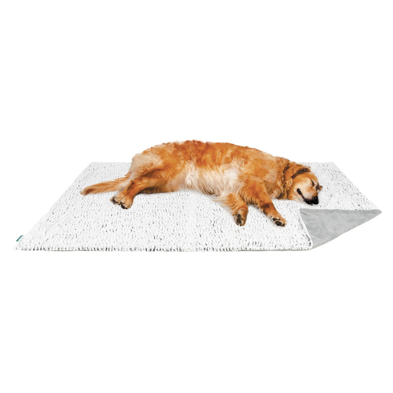 Furhaven Waterproof Dog Blanket – Birch Faux Fur & Suede Calming Throw for Pets, Washable – Gray, XL - PawsPlanet Australia