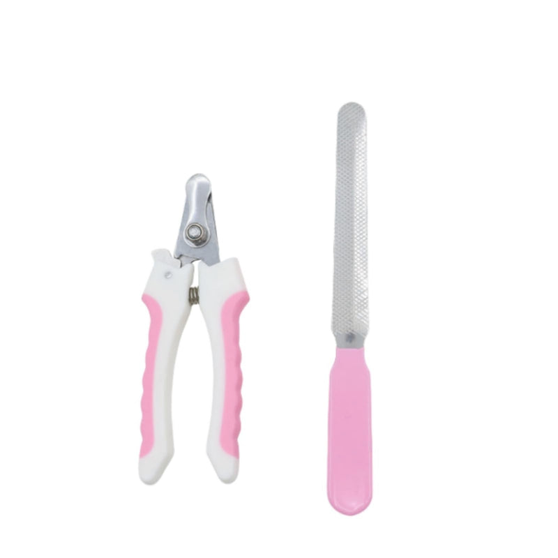 Pet Nail Clippers Nail Clippers and Trimmers for Cats and Dogs Equipped with A Safety Guard to Prevent Over-Cutting, Come with A Free Nail File and Are Professional Pet Grooming Tools. (Pink) Pink - PawsPlanet Australia