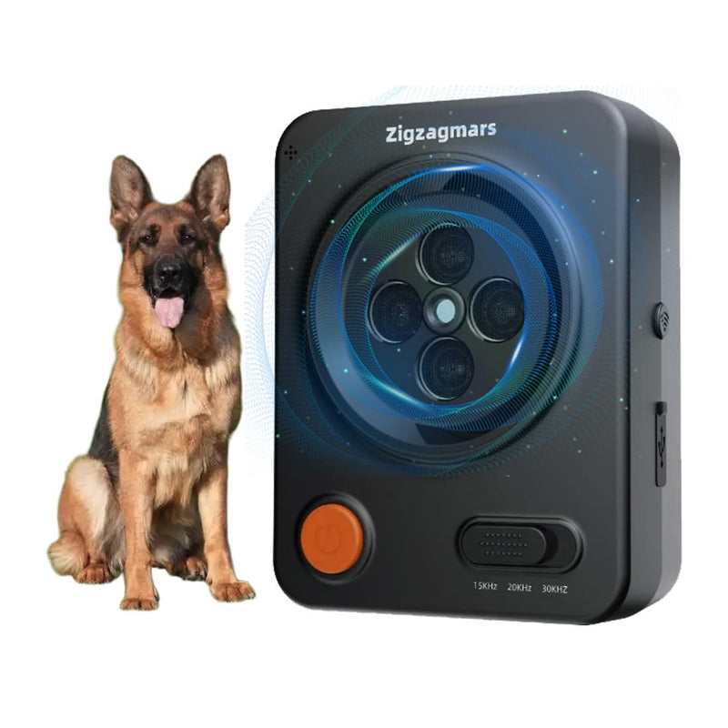 Anti Barking Devices, Ultrasonic Barking Deterrent Devices with 3 Frequency Modes & 33FT, Waterproof Rechargeable Dog Bark Box Stop Barking Devices for Indoor Outdoor – No App Needed, Instant Use Standard black