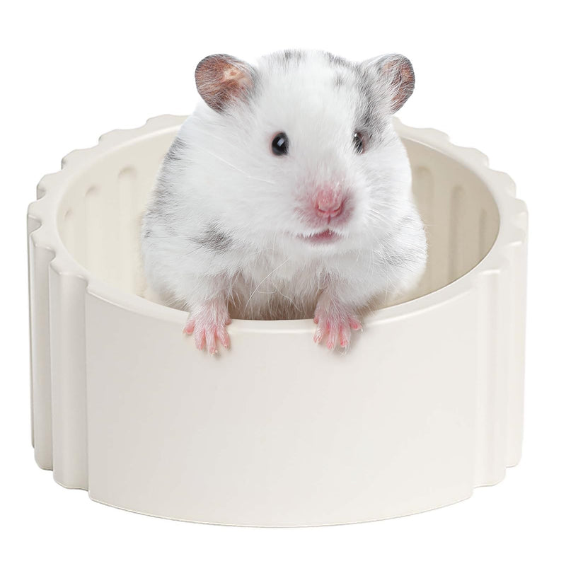 mini&moe Hamster Food Bowl - Ceramic Guinea Pig Bowl Anti-Turning Durable Small Animals Dish for Dwarf Gerbil, Rat, Rabbit - PawsPlanet Australia