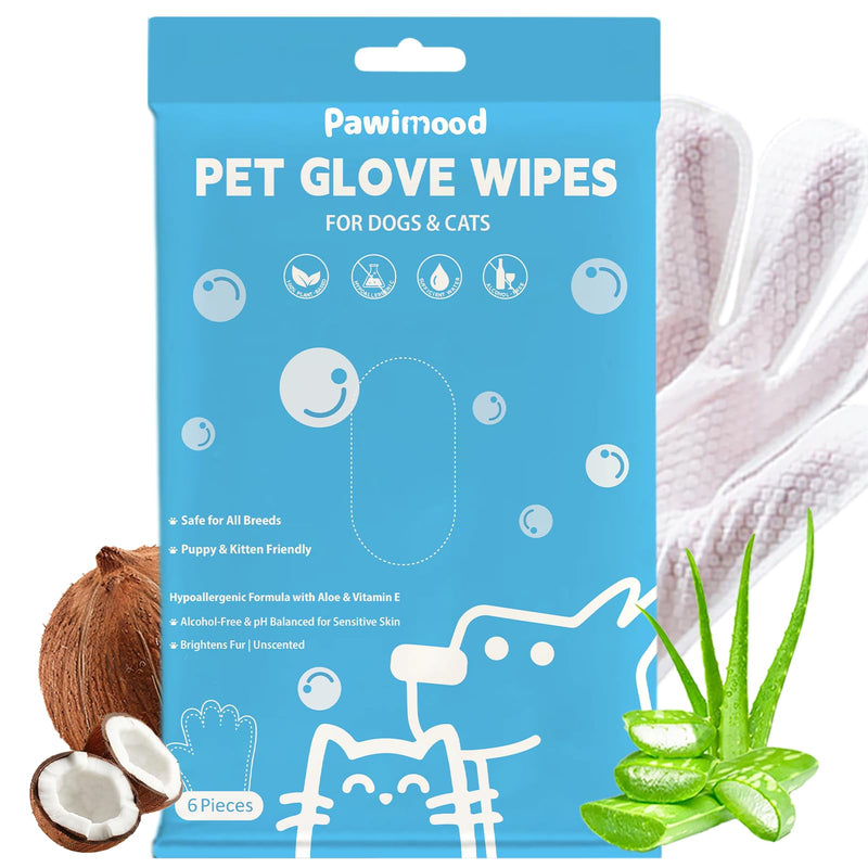 Hypoallergenic Pet Grooming Wipes for Dogs & Cats - Coconut Oil Cleaning & Deodorizing Bathing Wipes with Hydrating Formula for All Body Parts,Dog Cleaning Wipes Remove Odor (1 Pack) 1 PACK - PawsPlanet Australia
